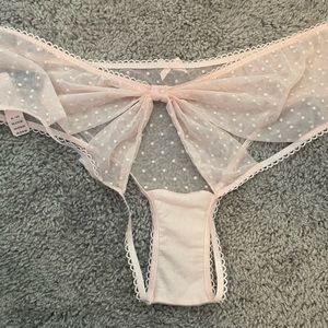 Victoria’s Secret pink cutout panties